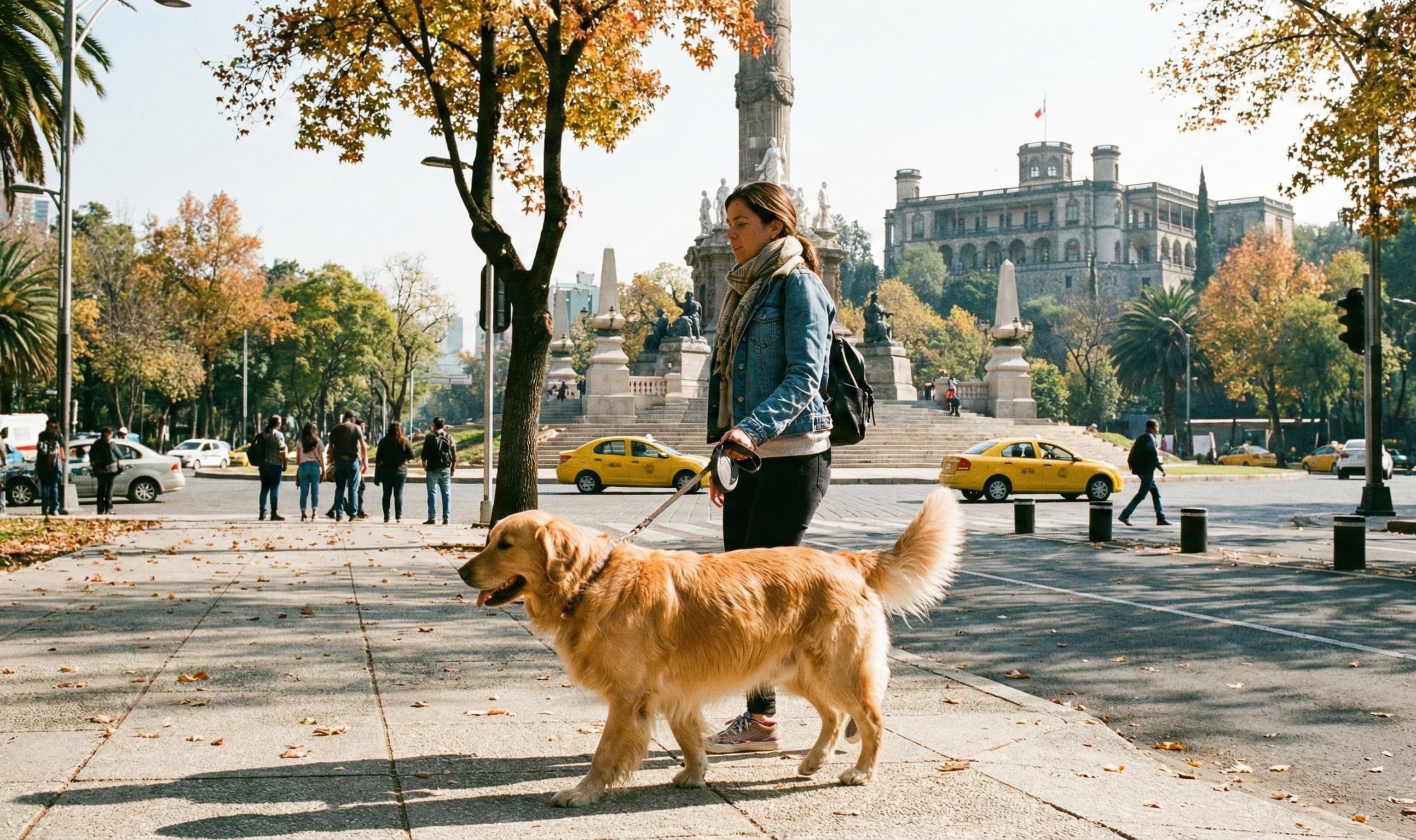 Paseo estructurado de perros en Ciudad de México
